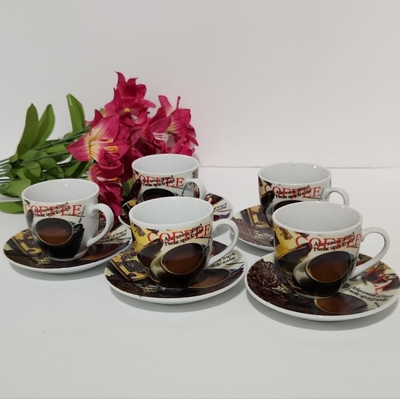 Expresso Cup & Saucer Set - Picture 1 of 13